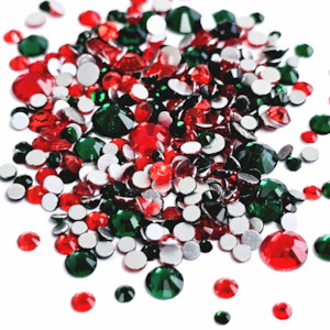 Nail Art: Crystal Christmas Mix