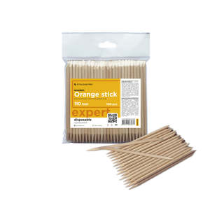 Staleks Disposable Orange Wood Sticks - Short