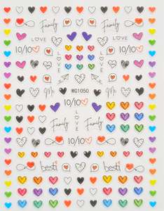 Nail Art: Valentine's Day Stickers #5