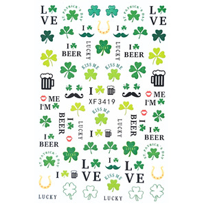 Nail Art: St. Patrick's Day Stickers #1