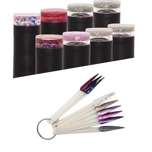 Gel Polish Glitter Colour Collection | Glitter Nail Polish