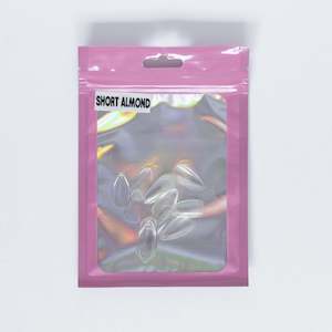 Soft Gel Tip – Short Almond - Refill (20 Pack)