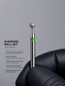 Green Diamond Ball Bit (Fine)