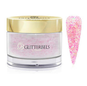 Glitterbels Coloured Acrylic: Glitterbels Premixed Glitter - Raspberry Ripple