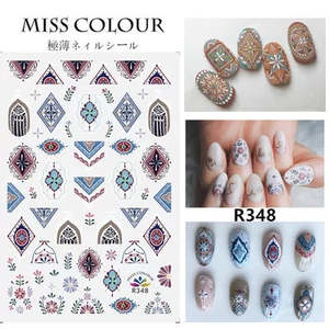 Nail Decals Stickers: Boho Nail stickers #2