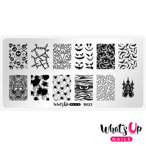 Whats Up Nails - Stamping Plate - Creepin it Real