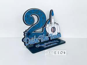 Uncategorized: E104 Maori 21st plaque