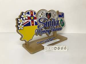 Cook Island: D666 Niuean Cook Island 21st Key