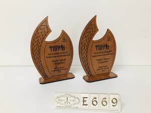 Special Offer: E669 Polynesian plaque (Trophy)