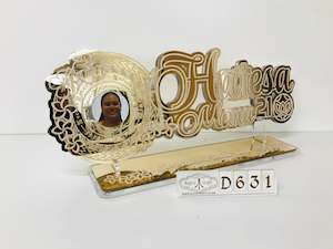 Vip: D631 Golden Acrylic 21st Key