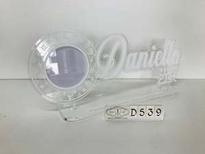 D539 Acrylic Birthday Key