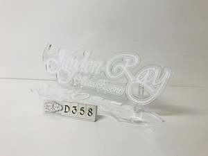 Niuean Keys: D358 Acrylic 21st Key