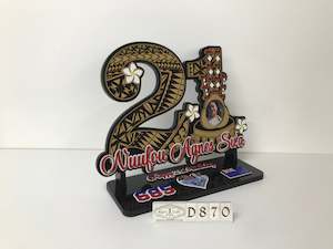 Birthday Plaques: D870 Samoan 21st Plaque