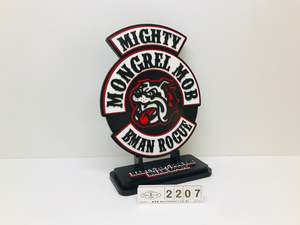 2207 Mongrel Mob Plaque