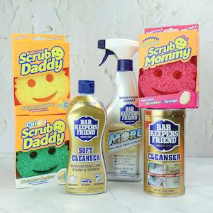 Bkf: Double Trio - Bar Keepers Friend x Scrub Daddy
