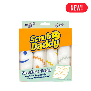 Products: Scrub Daddy Streakless Cloths – 4pk