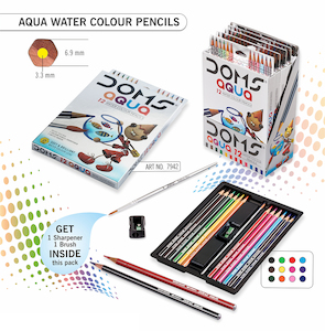 7942 - DOMS AQUA WATER COLOUR PENCILS - Naman Limited