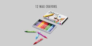 3448 - DOMS 12 WAX CRAYONS - Naman Limited