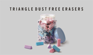 Products: 3480 - DOMS NEON TRIANGLE DUST FREE ERASER BOX 60 PCS - Naman Limited