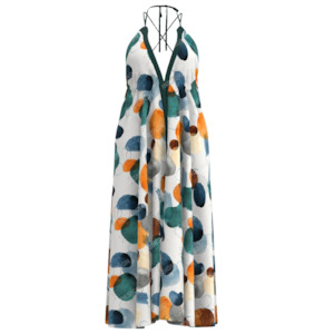 Abstract Knotted Beach Dress.