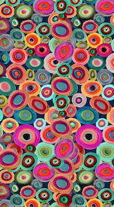 Abstract Merino Wool Travel Cape