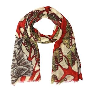 Animal Merino Silk Designer Scarf