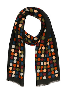 Wild Protea Meadow Scarf – Merino Wool Silk | Australian Native Floral Print Designer Wrap