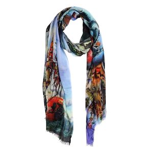 Old Masters Modal Silk Designer Scarf