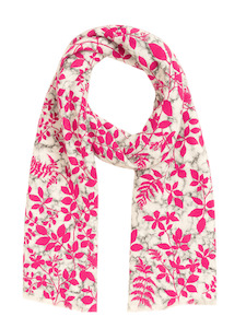 Floral Print  Fine Merino  Designer Scarf