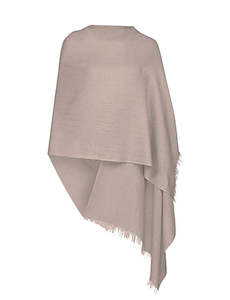 Taupe Pure Cashmere wool Scarf