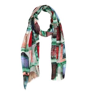 Architectural Modal Silk Designer Scarf