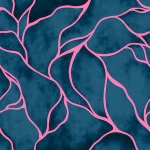 Abstract Print Modal Kimono