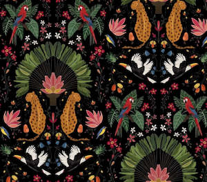 Tropical Long Slit Kimono