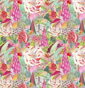 Long Slit Kimono: Floral Long Slit Kimono