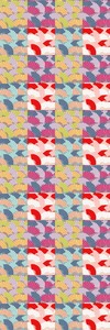 Japanese: Festival Fan Mosaic Modal Silk Scarf – Japanese-Inspired Print