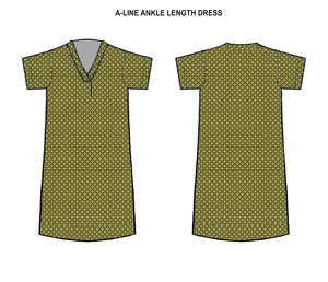 VNDS-PB53 (V-neck dress)