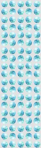 Aqua Watercolour Dots – Cotton Modal Scarf