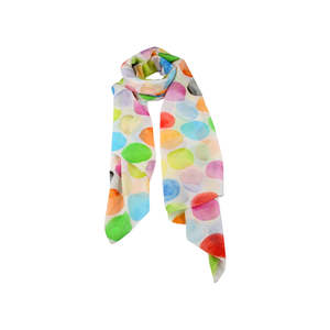 Watercolour Dot Symphony – Cotton Modal Scarf