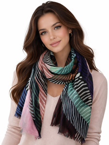 New Arrival: Chromatic FloScarfwlines – Modal Silk Scarf