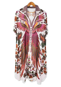 Phoenix Bloom  A-Line Ankle Length Dress (M/L)