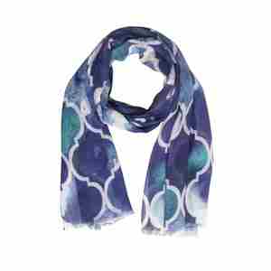 Geometric Cotton Modal Designer Scarf