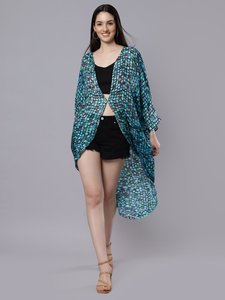 Kimonos: Blue Mosaic Kimono