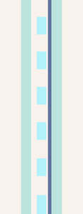 Coastal Track Minimalist Pure Silk Scarf