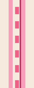 Magenta Track Minimalist Pure Silk Scarf