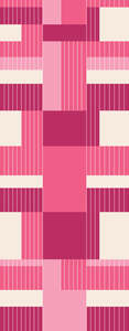 Bauhaus Mod Colorblock Pure Silk Scarf
