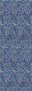 New Arrival: Indigo Riverstone Mosaic Pure Silk Scarf