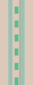New Arrival: Linear Track Minimalist Pure Silk Scarf