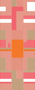 Bauhaus Mod Colorblock Pure Silk Scarf