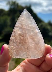 Dendritic Rose Quartz freeform
