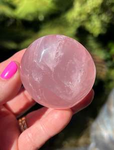 Star Rose Quartz Palm Stone